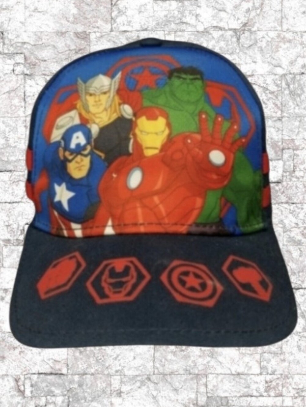 NEW-YOUTH AVENGERS BLUE BASEBALL STYLE CAP